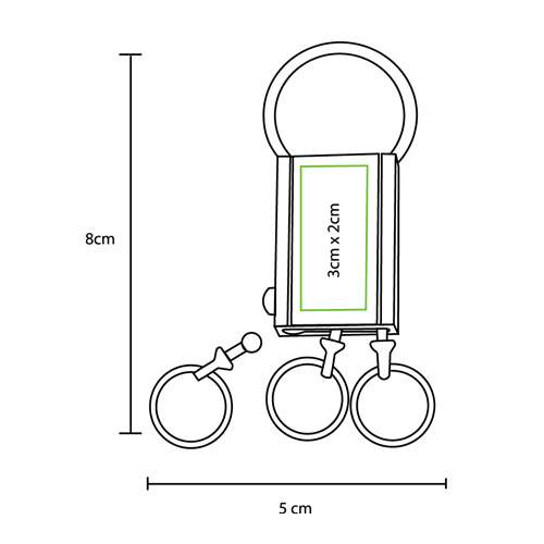 Llavero multi argolla Gent