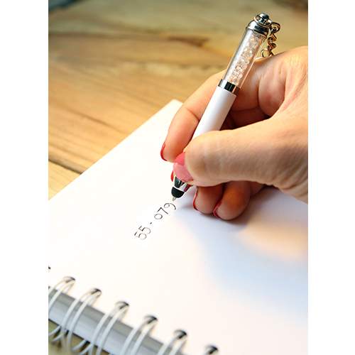 Bolígrafo Mini con llavero